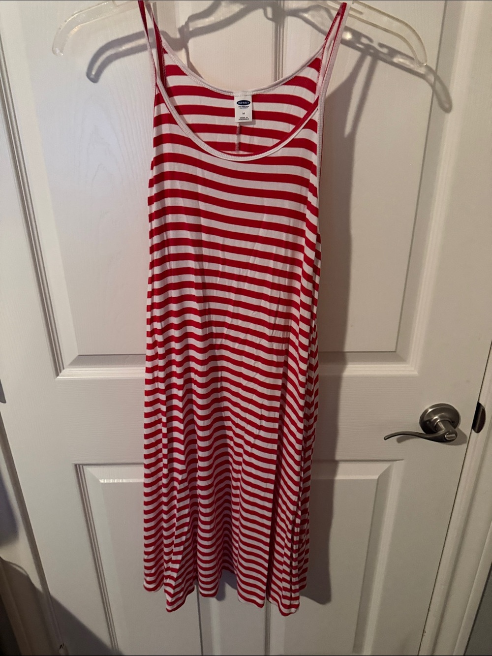 Old Navy Red and White Striped Girls' Tank Dress